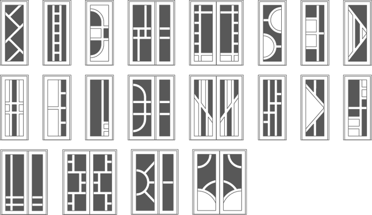 Дизайн входных дверей REHAU 